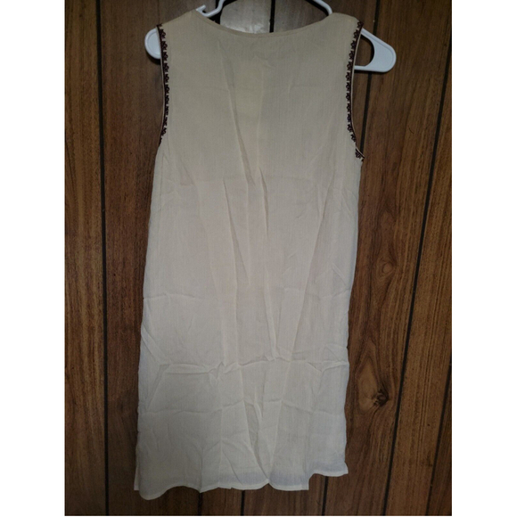 Thyme NWT $69  Embroidered Shift Boho Dress Size S - Picture 3 of 7